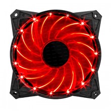 Dark 120mm Ultra Bright 15x Kırmızı LED li Kasa Fanı  - 1
