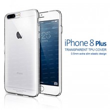 Dark iPhone 8 Plus 0,5mm Ultra İnce Şeffaf Kılıf - 1