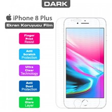 Dark iPhone 8 Plus Uyumlu Anti Glare Ekran Koruyucu - 1