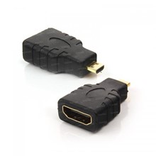 Dark Micro HDMI - HDMI Dönüştürücü Cep Telefonu, Tablet, Ultrabook, Kamera için (HDMI Dişi - Micro HDMI Erkek) - 1