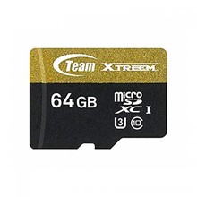 Team Xtreem 64GB 4K UHD ile Tam Uyumlu Micro SDXC U3 90/45 MB/s 700 IOPS Flash Hafıza Kartı (TMMSD64GU390) - 1