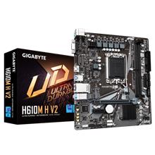 GIGABYTE H610M H V2, rev.1.0, 5600MHz, 2xDDR5,  M.2, D-SUB, HDMI, 12-13.14.Nesil, LGA1700 Soket, Anakart