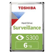 TOSHIBA S300, HDWT860UZSVA, 3.5", 6TB, 256Mb 5400 Rpm, 7/24 Güvenlik HDD