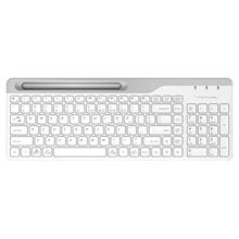 A4 TECH FBK25, Beyaz, Kablosuz, Bluetooth, Türkçe Q, Multimedya, KLAVYE