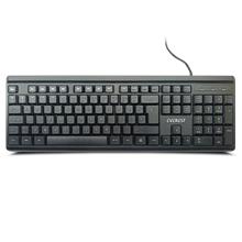 EVEREST KB-741F, USB Kablolu, Türkçe F,  2 metre Bakır Kablolu, Standart Klavye (Siyah)