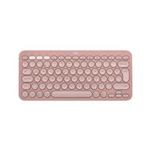 LOGITECH K380S, Pebble Keys 2,  Rose, 920-011861, Bluetooth, Türkçe, Q, Multimedya, Mini Klavye