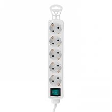 S-LINK SPG-F05, 5 Soket, Akım Korumalı Priz, 1.5Mt Kablo, 306 Joule (Beyaz)