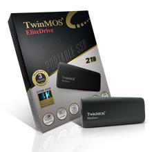TwinMOS PSSD2TBMEDB, 2TB, Taşınabilir External SSD, USB 3.2, Type-C (Dark Grey)