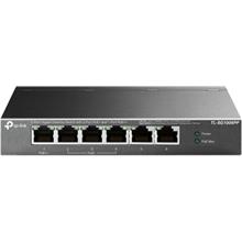 TP-LINK TL-SG1006PP, 6 Port, GigaBit, 4 Port PoE 64W, Yönetilemez, Metal Kasa, Masaüstü Switch