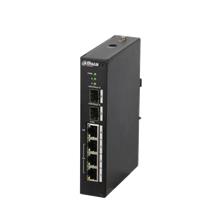 DAHUA PFS3206-4P-96, 3 Port, Megabit, Poe 30W, 1 Port Gigabit PoE 60W, 2 Port Gigabit SFP, Endüstriyel, Yönetilemez, Masaüstü Switch