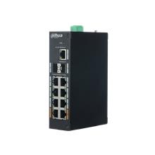 DAHUA PFS3211-8GT-120, 8 Port, Gigabit, PoE 120W, 1 Port GigaBit Uplink, 2 Port GigaBit SFP,  Yönetilemez, Rack Mount Switch