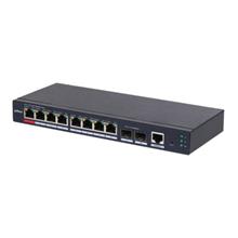 DAHUA S4210-8GT-110, 8 Port, Gigabit, PoE 110W, 2 Port Gigabit Uplink, Longe Range 250Mt., Cloud Yönetilebilir, Switch