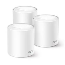 TP-LINK DECO-X10, AX1500, Üçlü Mesh, 1500Mbps, Dual Band, WiFi6, 2Port Gigabit Lan, 520m2 kapsama Alanı, Router, Geniş Alan İnternet Ağı Sağlayıcısı