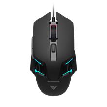 GAMDIAS AURA GS4, Çok Renkli Aydınlatma,  USB Kablolu, 6 Tuşlu, Gaming Mouse, 3600DPI, Siyah