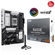 ASUS B650E MAX GAMING WIFI, 4xDDR5, 3xM.2, DP, HDMI, Type-C, Wi-Fi 6E, Bluetooth v5.3, AM5 Soket Gaming Anakart