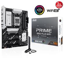 ASUS PRIME B850-PLUS WIFI, 4xDDR5, 3x M.2, HDMI, DP, Type-C, Wi-Fi 6E, Bluetooth v5.3, AM5 Soket GAMING Anakart