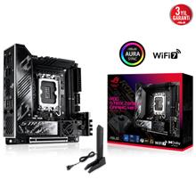 ASUS ROG STRIX Z890-I GAMING WIFI, 2xDDR5, 2xM.2, HDMI, 2xThunderbolt, 2xType-C, Wi-Fi 7, Mini ITX, Intel Core Ultra CPU(Seri 2), LGA1851 Soket, Gaming Anakart