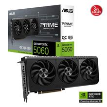 ASUS PRIME-RTX5060-O8G, 8Gb, 128Bit, GDDR7, 1xHDMI, 3xDP GAMING Ekran Kartı