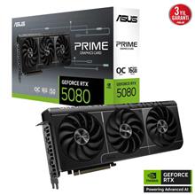 ASUS PRIME-RTX5080-O16G, 16Gb, 256Bit, GDDR7, 1xHDMI, 3xDP GAMING Ekran Kartı