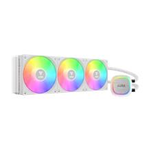GAMDIAS AURA GL360 V2 WH, White Edition, 360mm,  RGB, 3 Fanlı, CPU Sıvı Soğutma