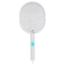ASONIC AS-A26, Beyaz, 3000V, Raket Tipi, UV Mor Işıklı, 1200mAh, Bataryalı, Şarj Edilebilir, Katlanabilir, Sinek Öldürücü