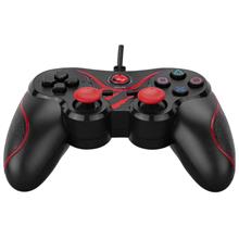 RAMPAGE SG-R601, Kırmızı, PC/PS3, 1.8mt Kablolu, Çift Titreşimli, GAMEPAD
