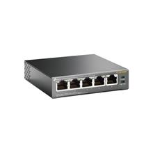 TP-LINK TL-SG1005P, 5 Port, GigaBit, 4 Port PoE 56W, Yönetilemez, Metal Kasa, Masaüstü Switch