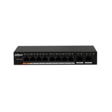 DAHUA PFS3010-8ET-96, 8 Port, MegaBit, PoE 96W, 2 Port GigaBit Uplink, Yönetilemez, Masaüstü Switch