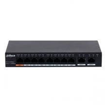 DAHUA PFS3010-8GT-96, 8 Port, GigaBit, PoE 96W, 2 Port GigaBit Uplink, Yönetilemez, Masaüstü Switch