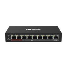 HILOOK NS-0109P-60(B), 8 Port, Megabit, PoE 60W, 1 Port Megabit Uplink, Long Range 250Metre, Yönetilemez, Masaüstü Switch