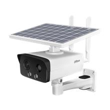 DAHUA IPC-HFW2431DG-4G-SP-EAU-B, 4Mpix, 3,6mm Lens, H265+, 50Mt Gece Görüşü, Dahili Mikrofon, IP67,  Solar(Güneş Enerjili) IP Kamera