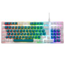ACER eMachines, EAK100, Yeşil/Beyaz, USB Kablolu, RGB Backlight, RED Switch, Mekanik, Türkçe Q, 100 Tuşlu, Gaming Klavye