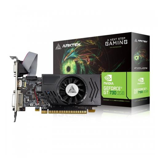ARKTEK CYCLOPS, AKN730D3S2GL1, GT730, 2Gb, GDDR3, 128Bit, 1xD-Sub, 1xDVI, 1xHDMI Ekran Kartı