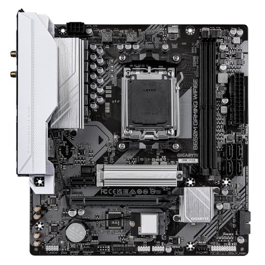 GIGABYTE B650M GAMING WIFI6E, Rev.1.2, 2xDDR5, M.2, HDMI, D-Sub, Wi-Fi 6E, Bluetooth v5.3, AM5 Soket GAMING Anakart