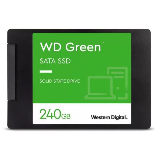 WD Green, WDS240G3G0A, 240GB, 545/465, 3D NAND, 2,5" SATA, SSD