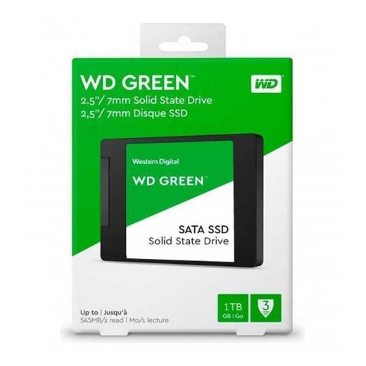 WD Green, WDS100T3G0A, 1TB, 545/465, 3D NAND, 2,5" SATA, SSD