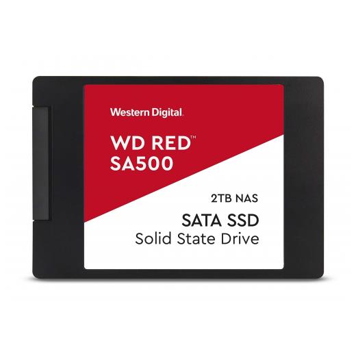 WD Red SA500, WDS200T2R0A, 2TB, 560/530, SERVER ve NAS için Enterprise, 2,5" SATA, SSD