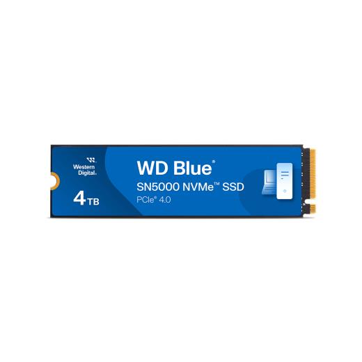 WD Blue SN5000, WDS400T4B0E, 4TB, 5500/5000, Gen4, NVMe PCIe M.2 2280,  SSD