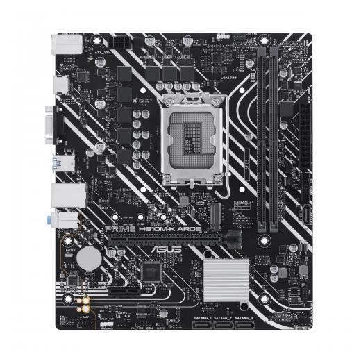 ASUS PRIME H610M-K ARGB, 2xDDR5, M.2,D-SUB, HDMI,12-13.14.Nesil, LGA1700 Soket, Anakart