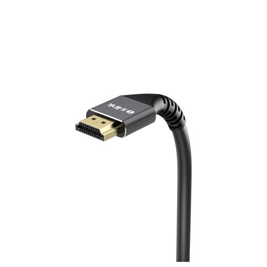 S-LINK SLX-HD4K10, 4K UHD, HDMI v2.0, 10mt. 30Hz. Metal Uçlu, Kablo