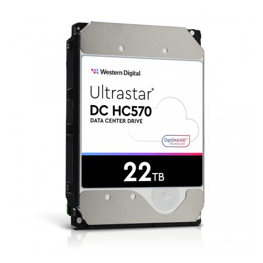 WD ULTRASTAR, WUH722222ALE6L4, 3.5", 22TB, 512Mb, 7200 Rpm, 7/24 Enterprise, DATA CENTER-GÜVENLİK-NAS-SERVER, HDD (DC HC570) (0F48155) (Türkiye Distribütörü Garantili)