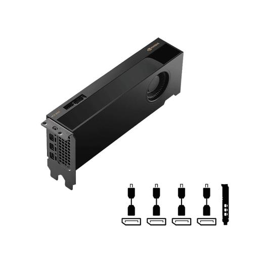 PNY QUADRO VCNRTX4000ADALP-SB, RTX4000 20GB, DDR6, 160Bit, Tek Fan, 4xMini DP, Ekran Kartı