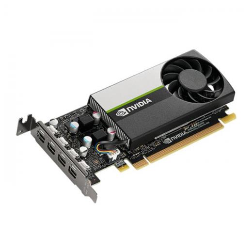 PNY QUADRO VCNT1000-4GB-SB, T1000, 4GB, DDR6, 128Bit, Tek Fan, 4xMini DP, Ekran Kartı