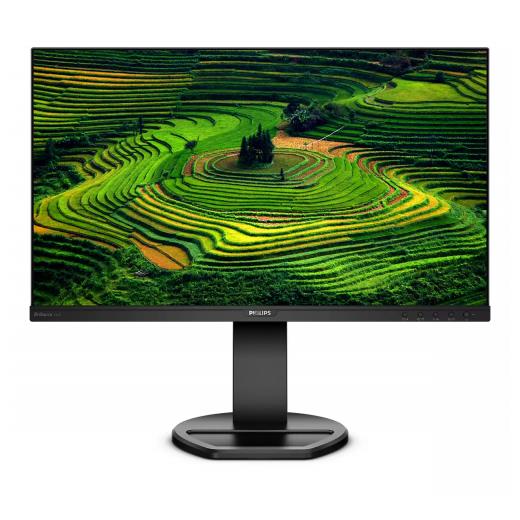 PHILIPS 241B8QJEB/00 23,8" 5ms, 75Hz, Full HD, HDMI, DP, DVI-D, D-Sub, 4X USB, 2X2W Hoparlör, Asansör Ayak, IPS Panel Monitör