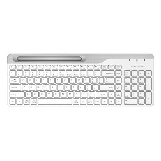 A4 TECH FBK25, Beyaz, Kablosuz, Bluetooth, Türkçe Q, Multimedya, KLAVYE