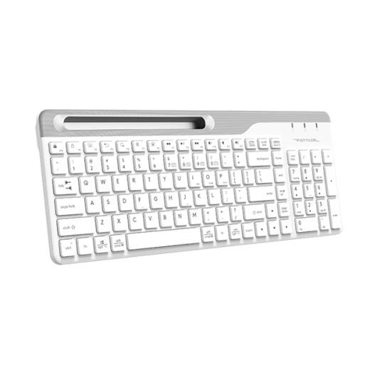 A4 TECH FBK25, Beyaz, Kablosuz, Bluetooth, Türkçe Q, Multimedya, KLAVYE