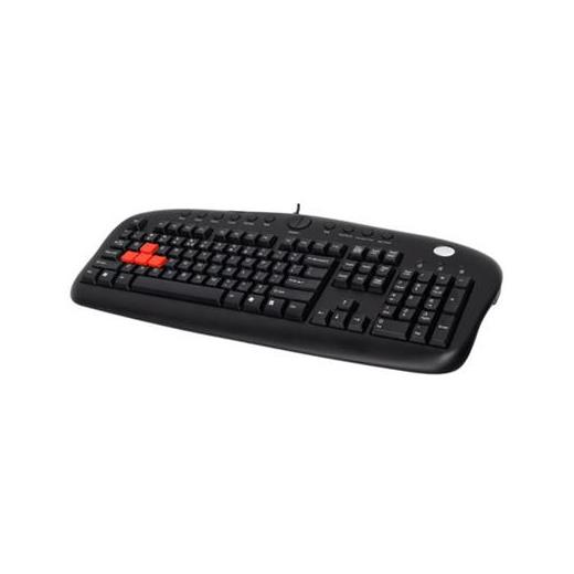 A4 TECH KB-28G, Siyah, USB Kablolu, Türkçe Q, Multimedya KLAVYE