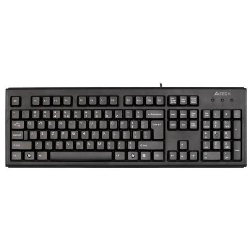 A4 TECH KM-720, Siyah, USB Kablolu, Türkçe Q, Multimedya KLAVYE