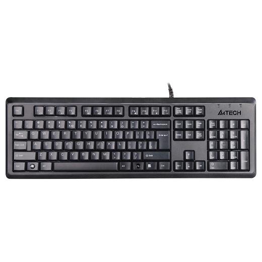 A4 TECH KR-92, Siyah, USB Kablolu, Türkçe Q, Multimedya, Klavye
