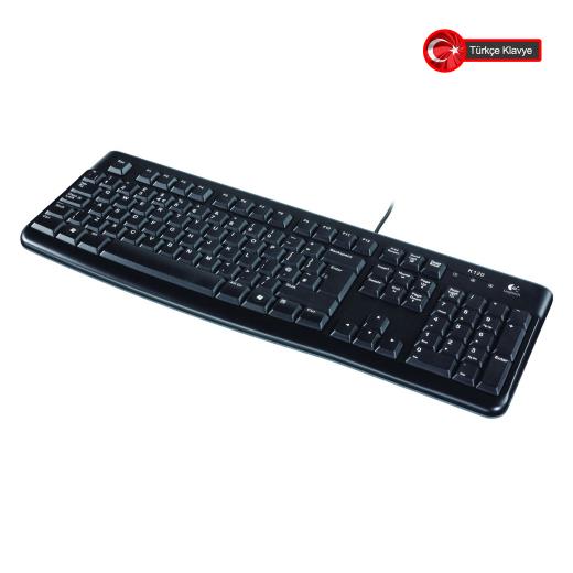 LOGITECH K120, 920-002505, USB Kablolu, Türkçe Q, Standart Klavye